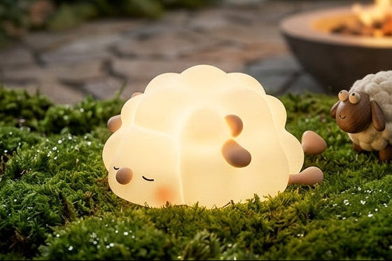 Squishy Silicone Animal Night Light - Tap to Glow