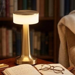 Cordless Cafe Lamp - Rechargeable Dimmable Table Light