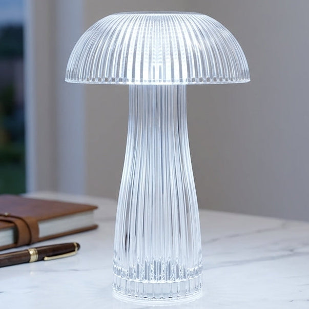 Crystal Mushroom Lamp – Color-Changing Rechargeable Touch Light