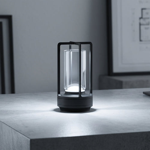Cordless Mushroom Table Lamp – Rechargeable Ambient Bedside Light